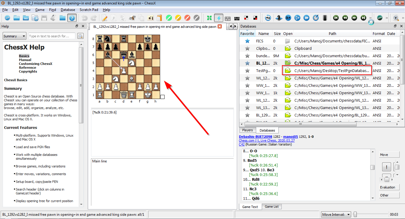 create a pgn chess file
