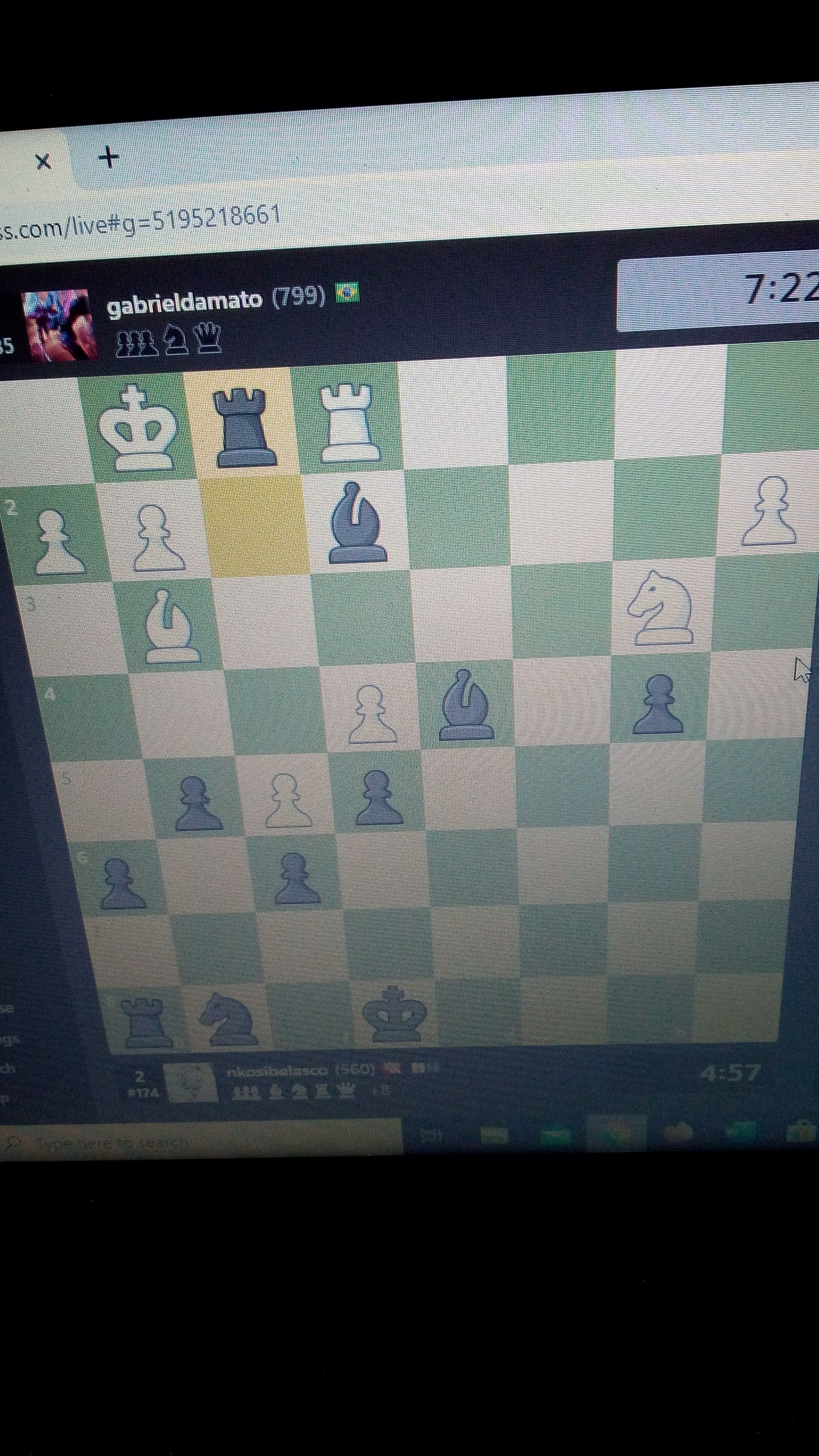 John with a Double Check Checkmate! 