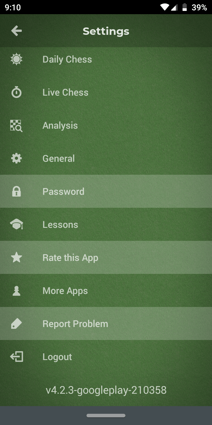 Android App has no way to login - Chess Forums 