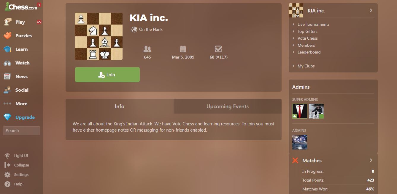 if your club needs a background then take this - Chess Forums