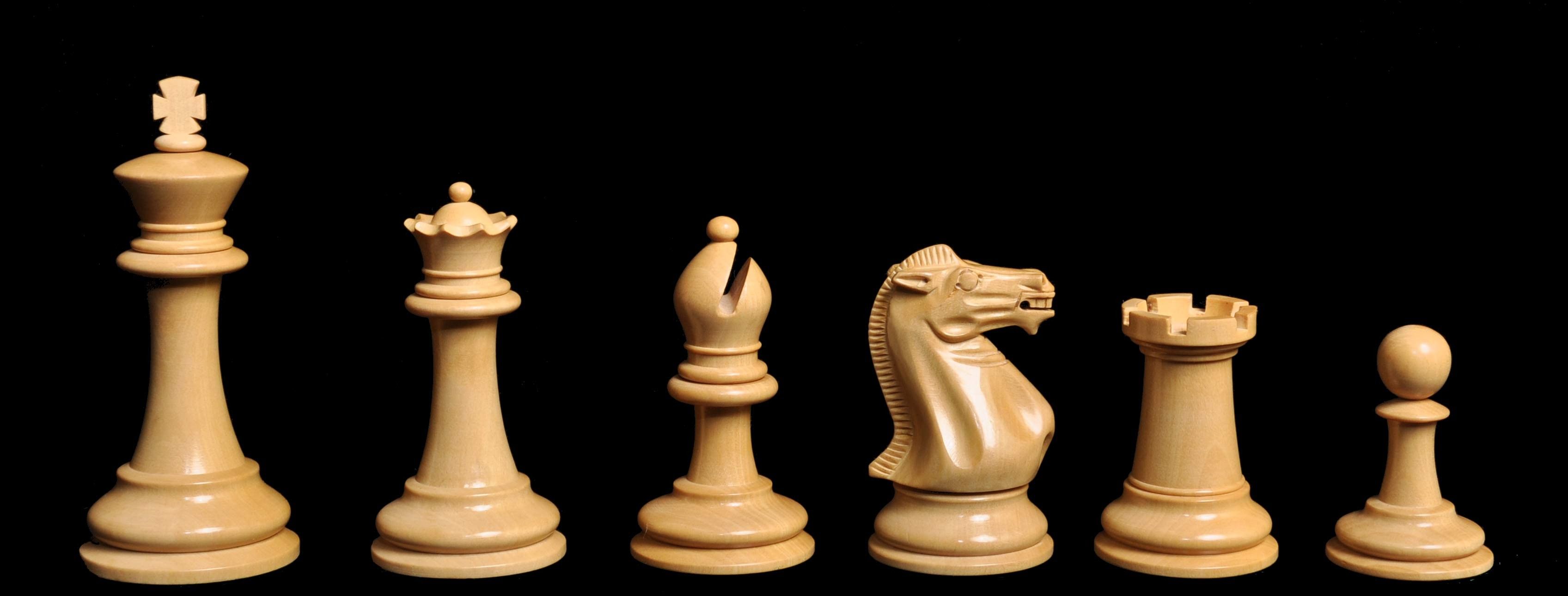 The Queen's Gambit Inspired Chess Pieces - 3.75 King