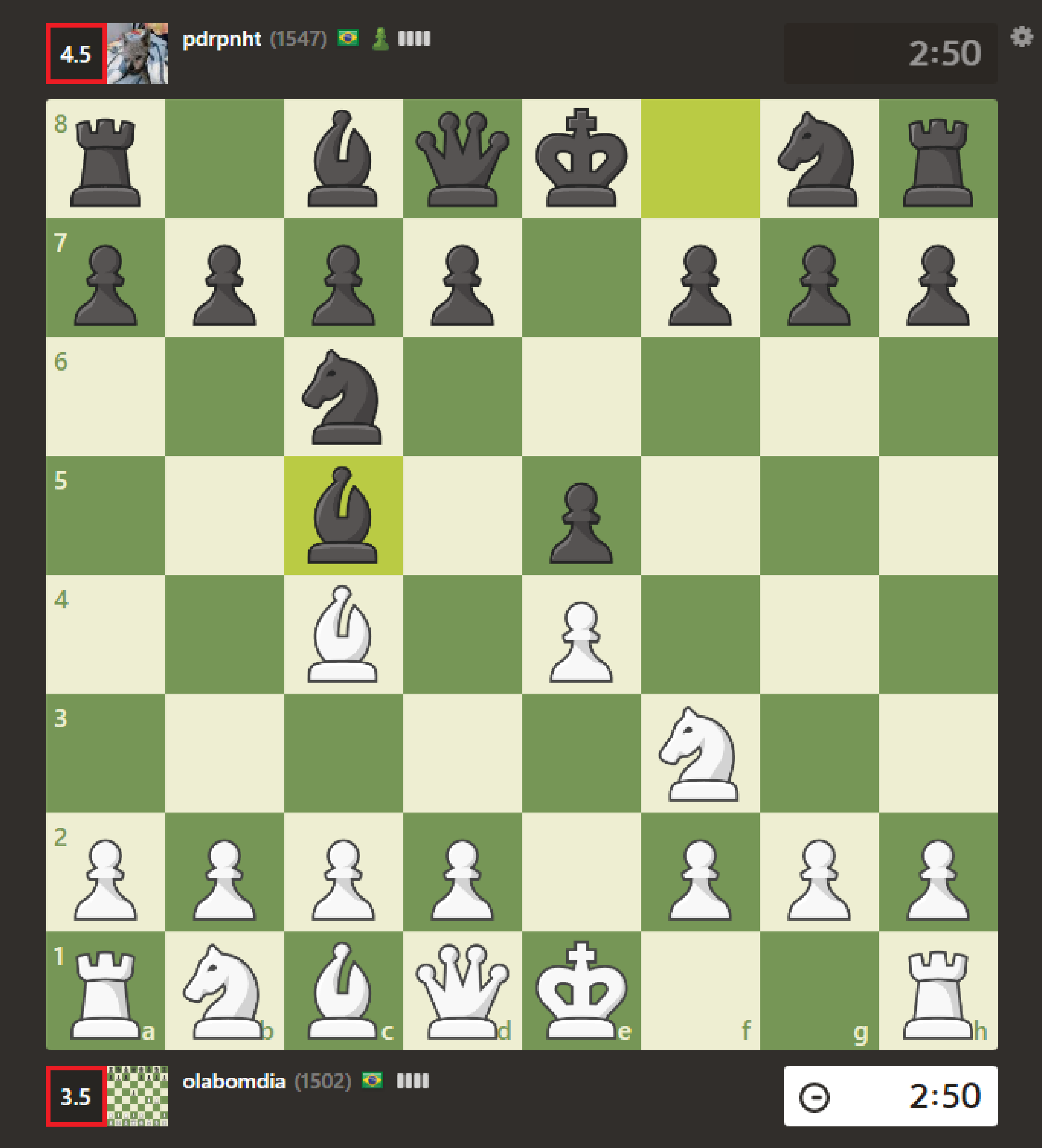 Duell - Schachbegriffe