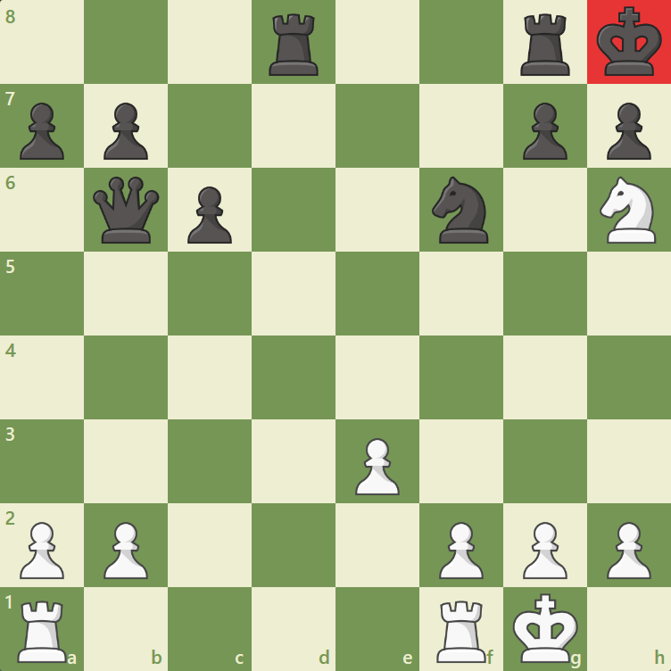 Dood in de wereld voor het geval dat is er Smothered Mate - Chess Terms - Chess.com