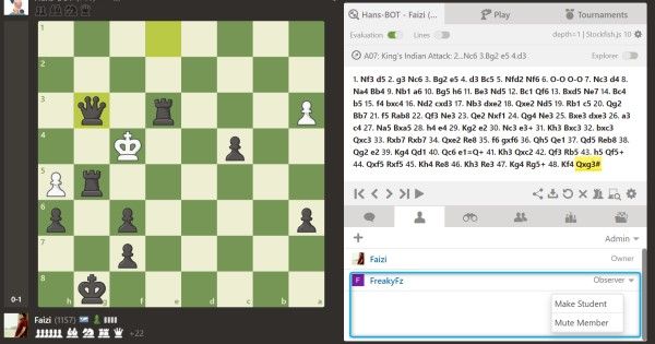 Live analysis, My favorite chess games