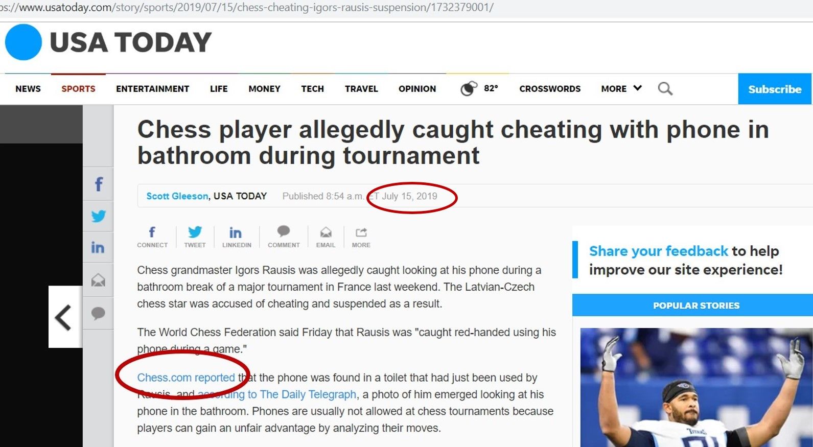 New 'Toiletgate' Cheating Accusation Refuted - The Chess Drum