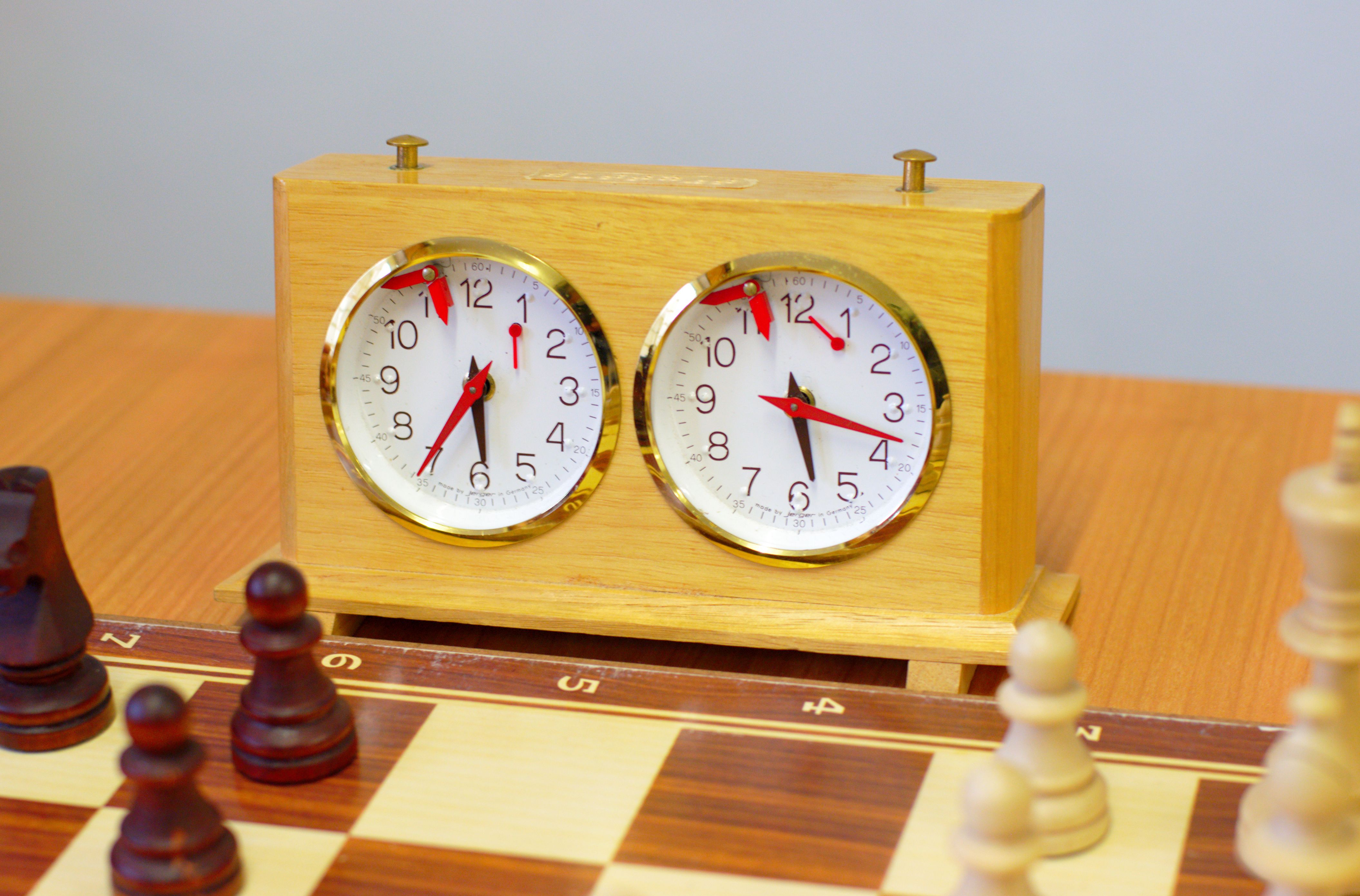 Relógio de xadrez mecânico para relógio temporizador de jogo de xadrez não  é necessário bateria
