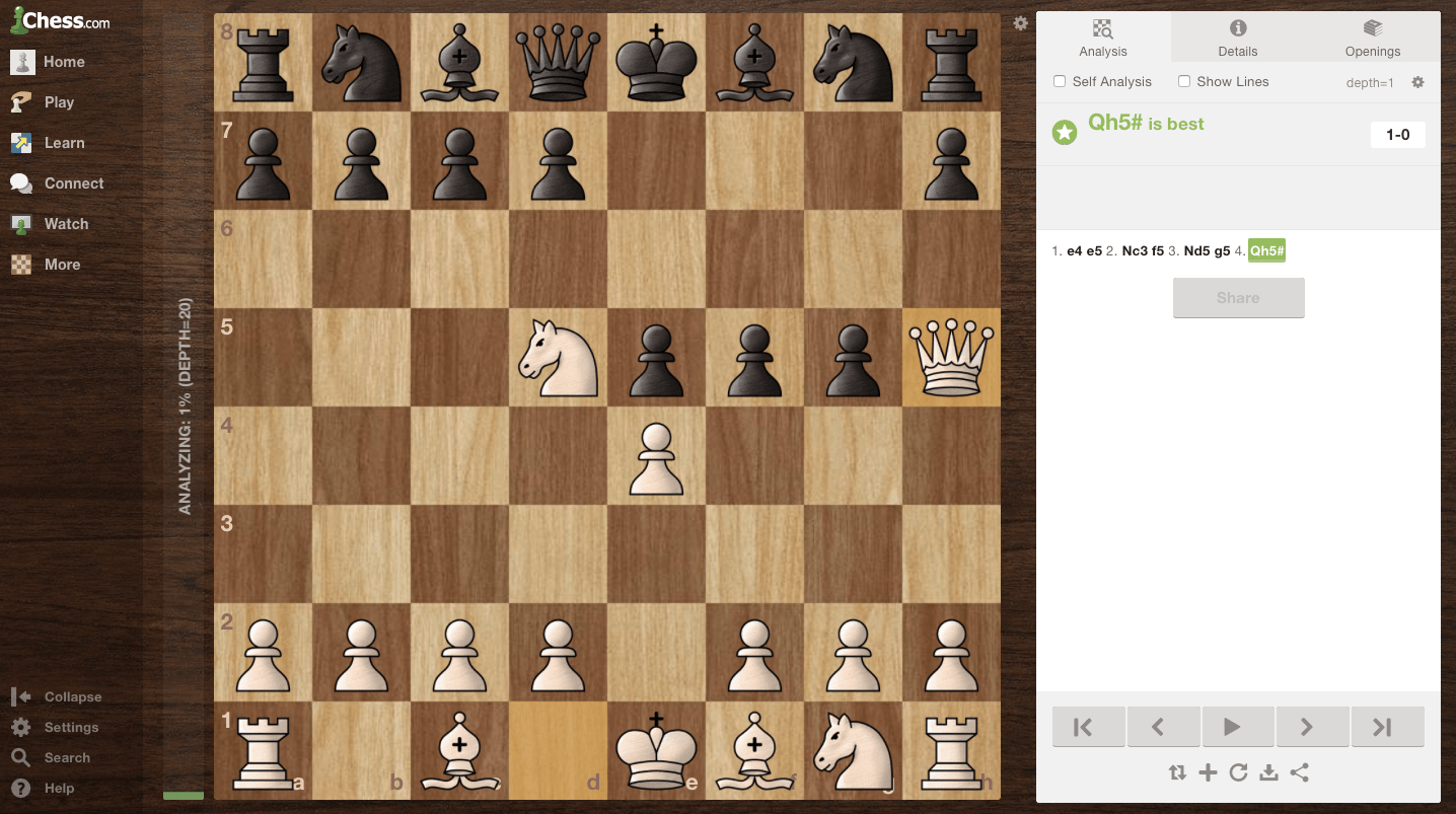 Analyzing offline games - Chess Forums 