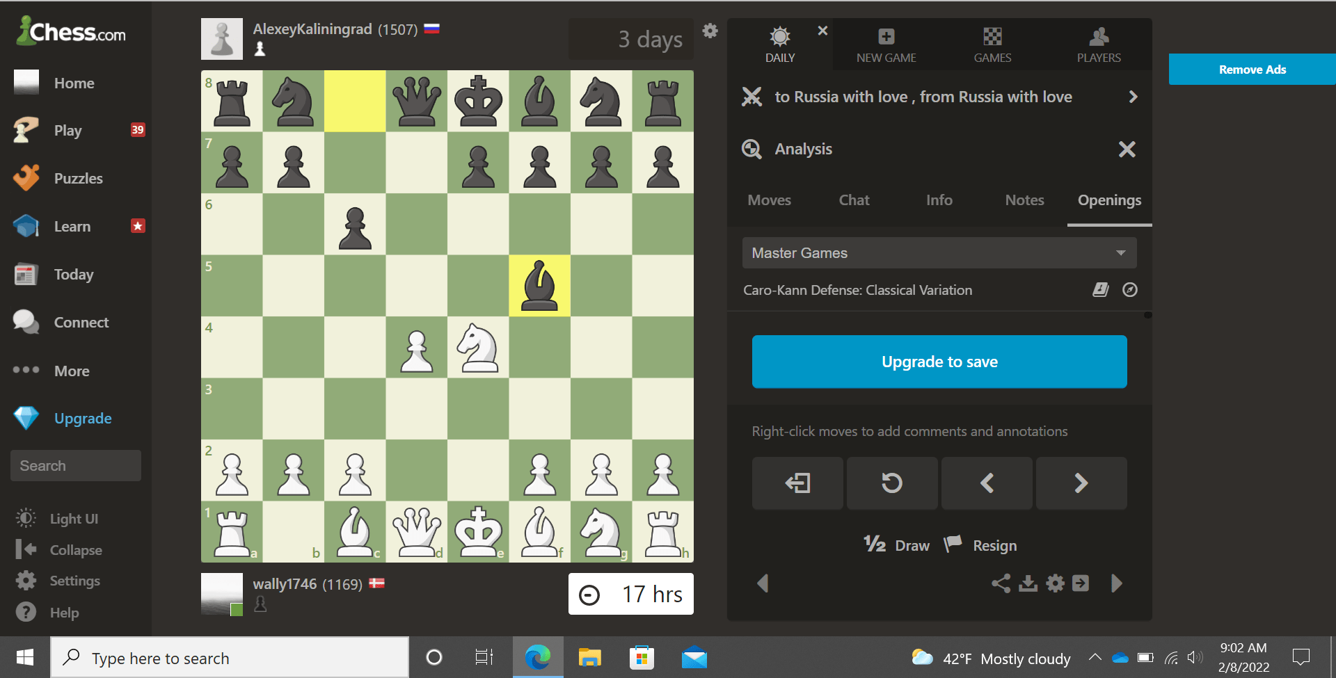 Chess Openings Database 