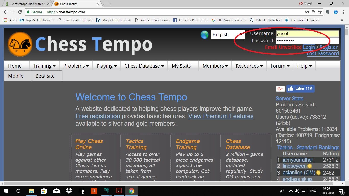 Chesstempo died with beta..sad - Chess Forums 