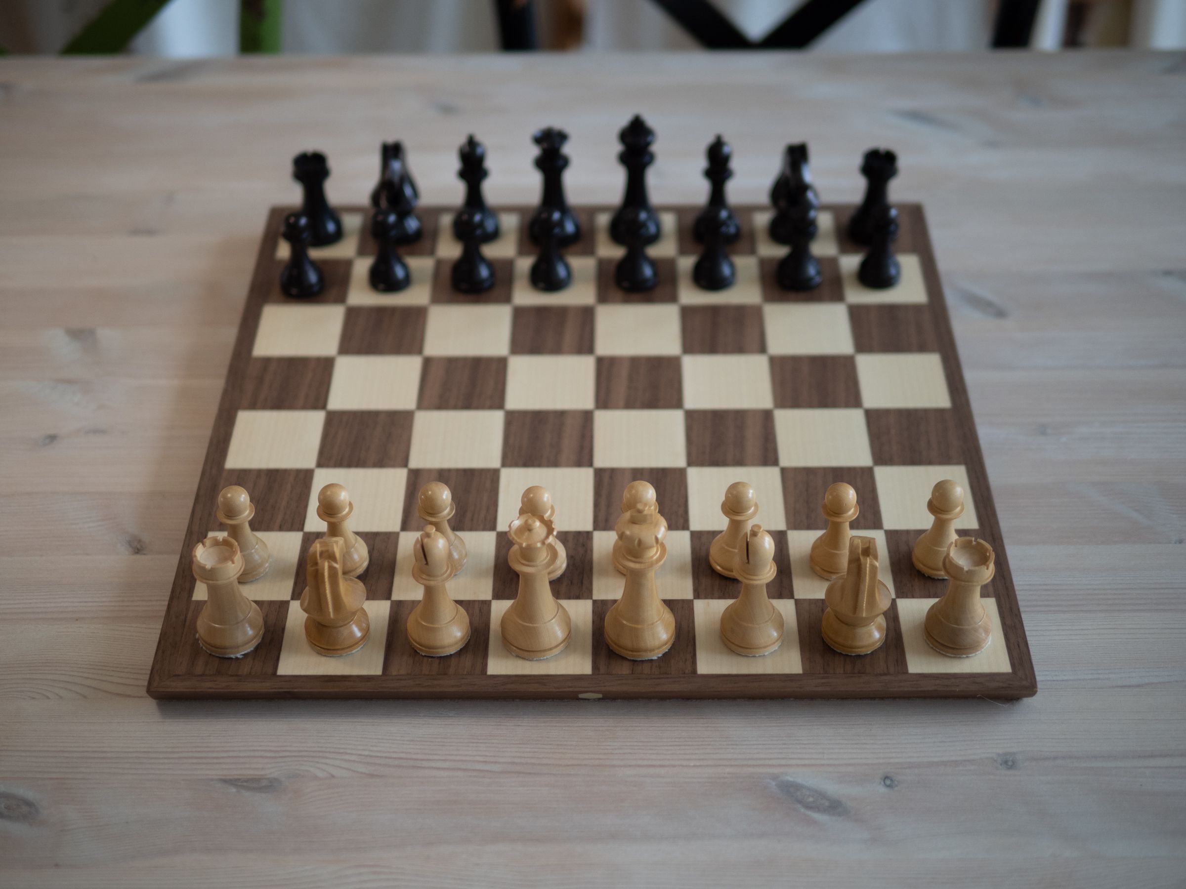 Professional Tournament Chess Board No 45 mm field 1,75" 4P BROWN 