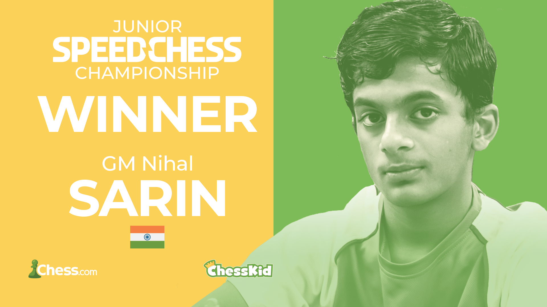 Sarin Beats Sadhwani, Retains Junior Speed Chess Championship Title