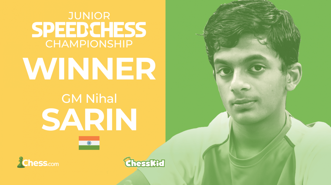 Sarin Beats Sadhwani, Retains Junior Speed Chess Championship Title