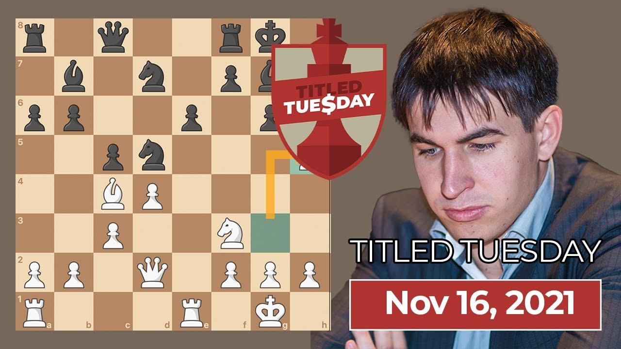 Andreikin Wins November 16 Titled Tuesday