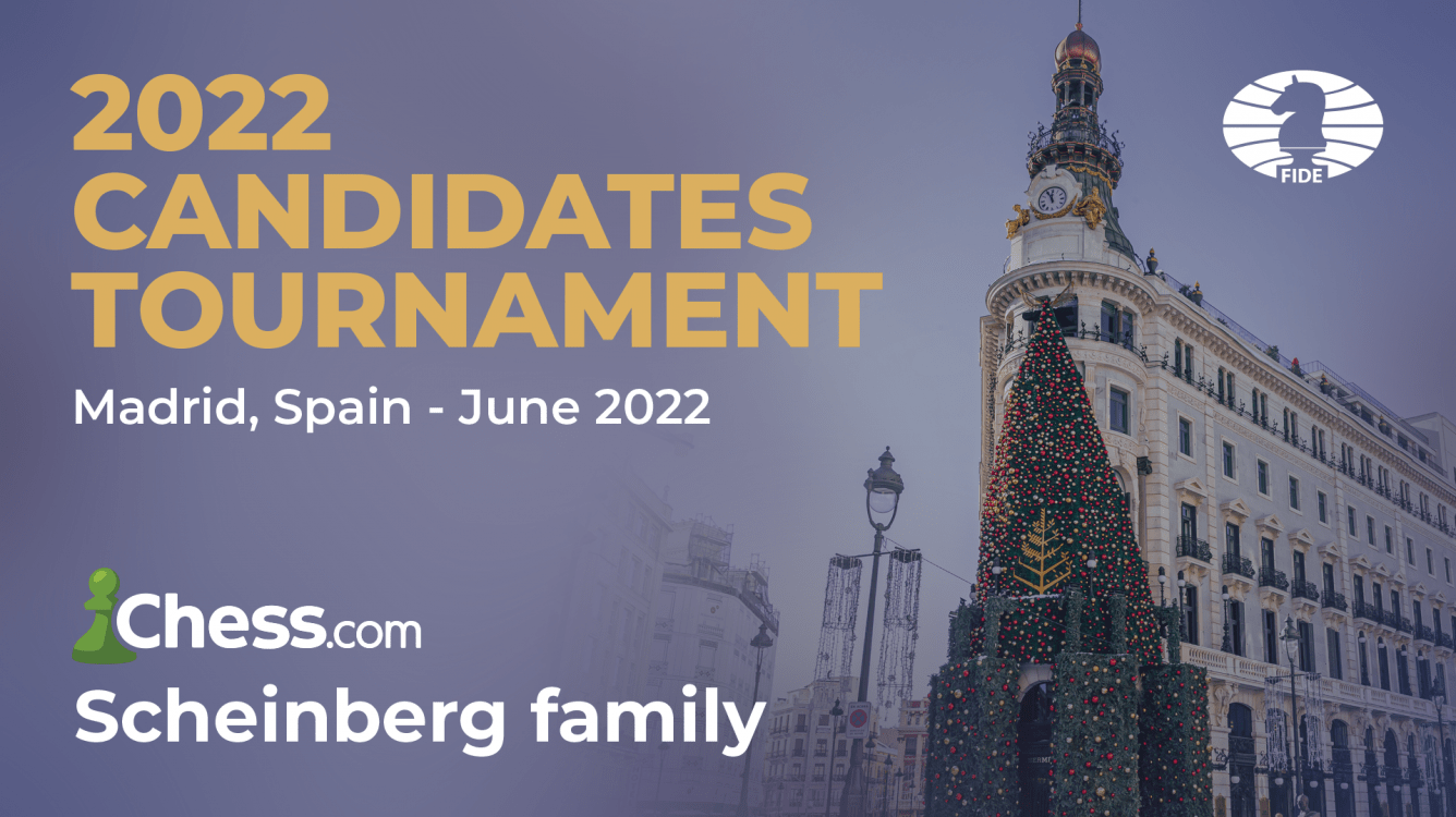 Candidates Tournament To Take Place June 2022 In Madrid Sponsored By Chess.com