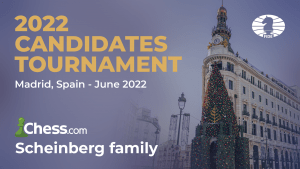 Adaylar Turnuvası Chess.Com'un Sponsorluğunda Haziran 2022'de Madrid'de