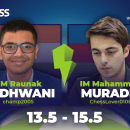 Muradli's Miraculous Comeback: 2022 Junior Speed Chess Championship Round Of 16