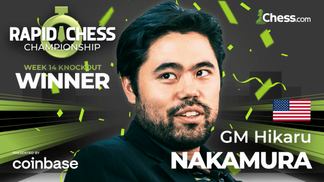 Rapid Chess Championship Woche 14: Nakamura besiegt Andreikin im Finale