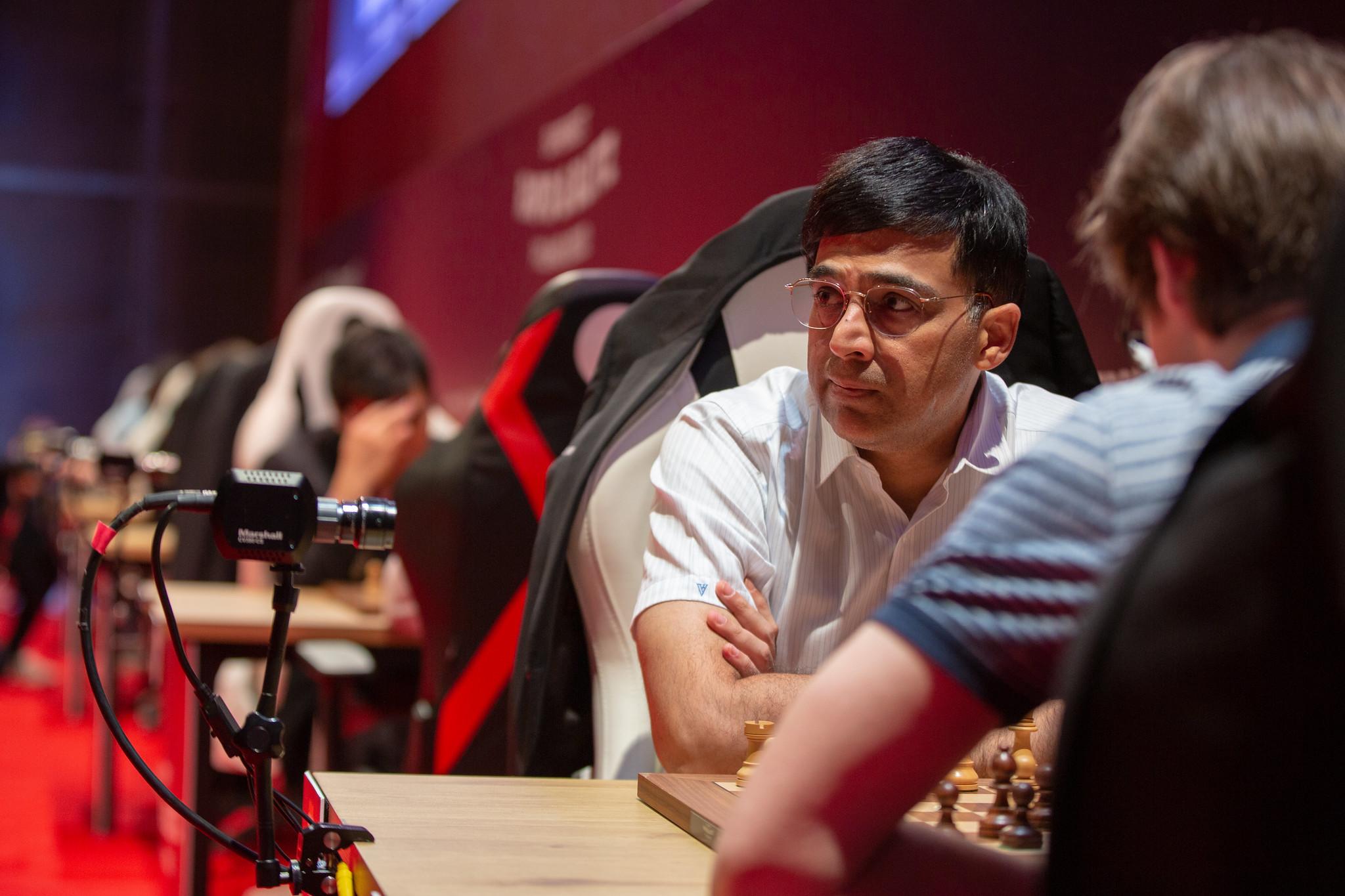 Anand Leads, Rapport Close Behind: 2022 Superbet Rapid & Blitz Poland, Day 2