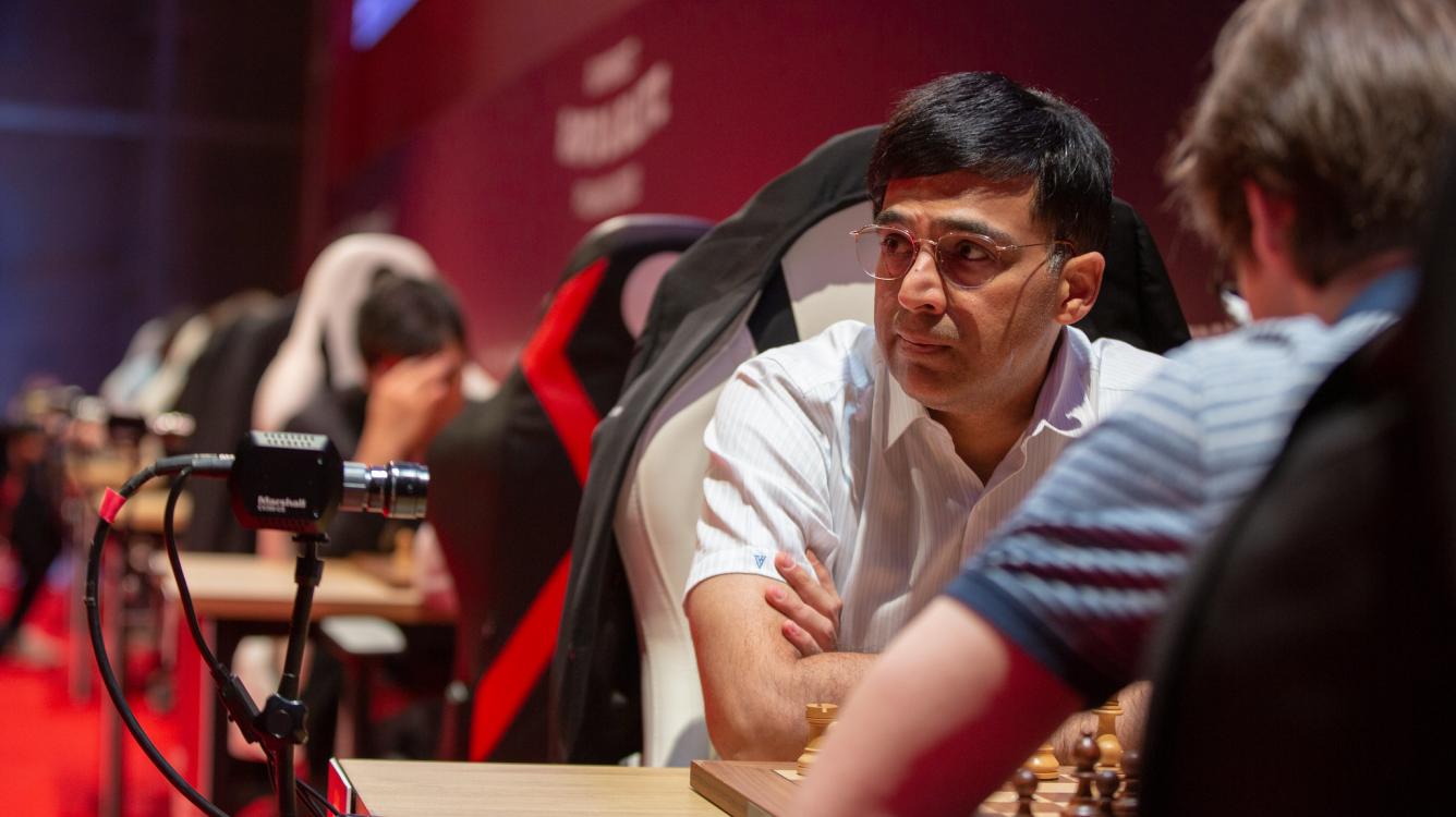 Anand Leads, Rapport Close Behind: 2022 Superbet Rapid & Blitz Poland, Day 2
