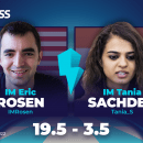 Rosen Beats Sachdev With 11-Game Streak: 2022 IMSCC, Round Of 16