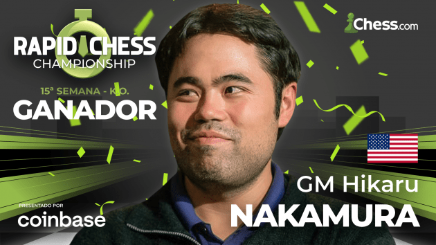 Rapid Chess Championship - 15ª semana: Nakamura se lleva su quinto K.O.