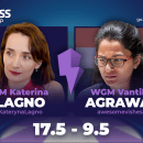 Close Games, Overwhelming Lead: Lagno Outscores Agrawal