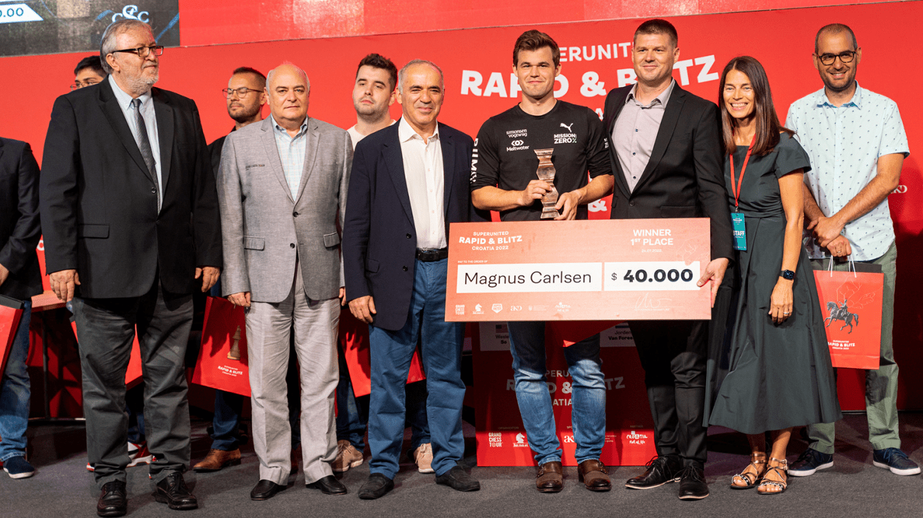 Carlsen gewinnt das Grand Chess Tour Turnier in Zagreb