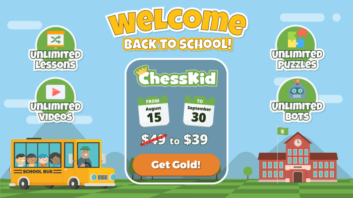ChessKid Memberships: 20% Off For Back-to-School Season