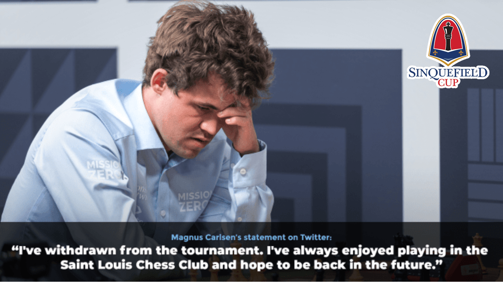 Magnus Carlsen desiste da Sinkfield Cup