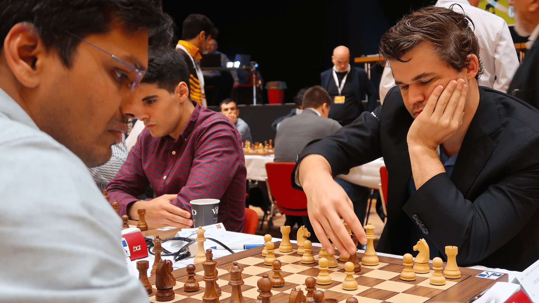 Wins For Anand, Carlsen But Their Teams Drop Points