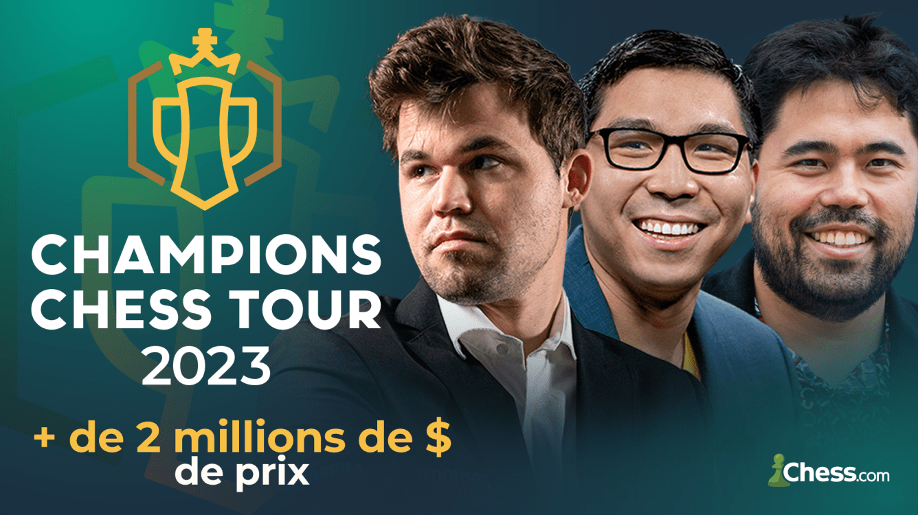Nouveau départ : Chess.com lance le Champions Chess Tour, doté de 2 millions $