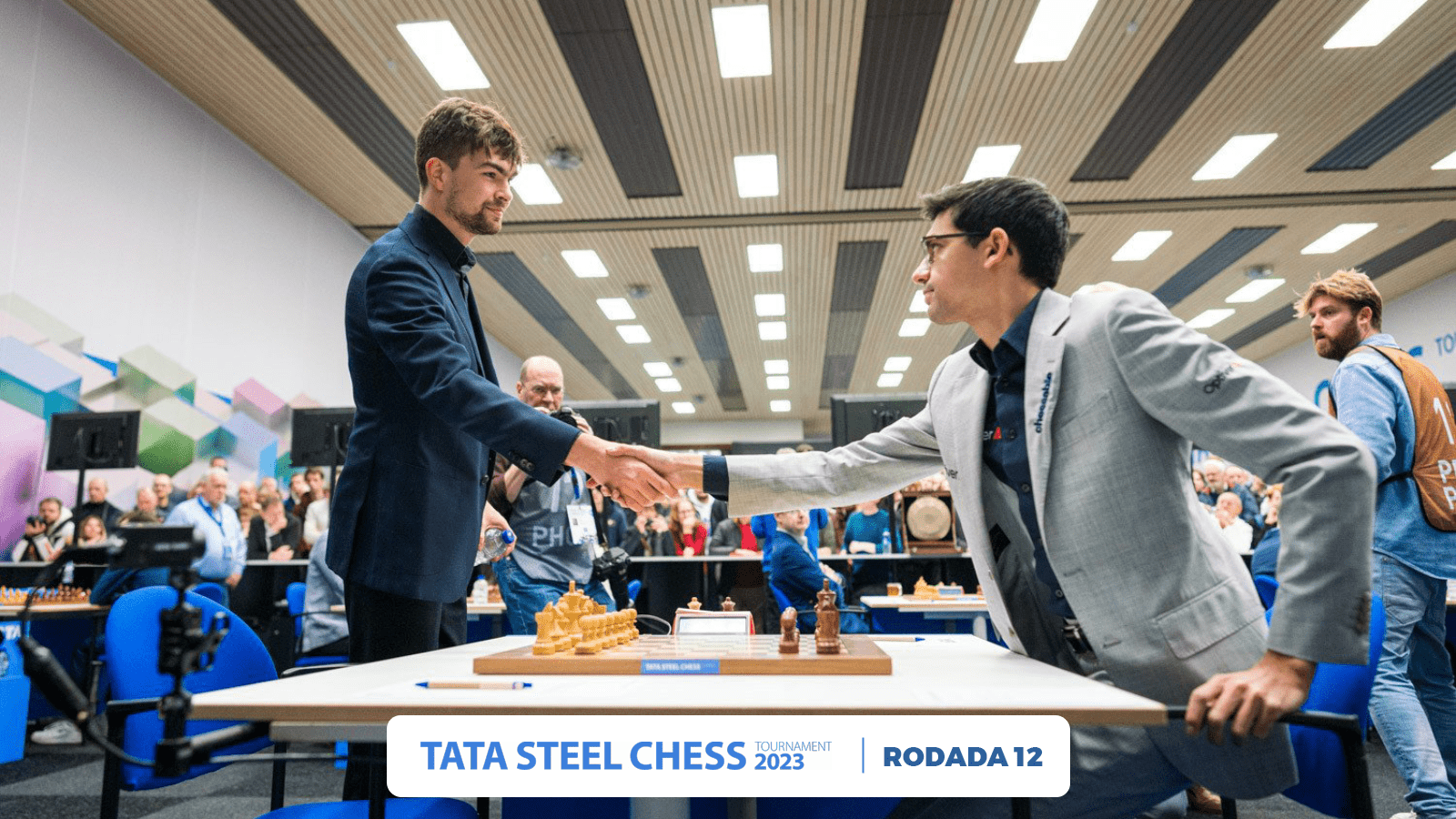 Tata Steel - R10: Carlsen se aproxima da liderança com 3 rodadas