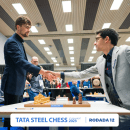 Tata Steel - R12: O tempo dos rivais de Abdusattorov está acabando