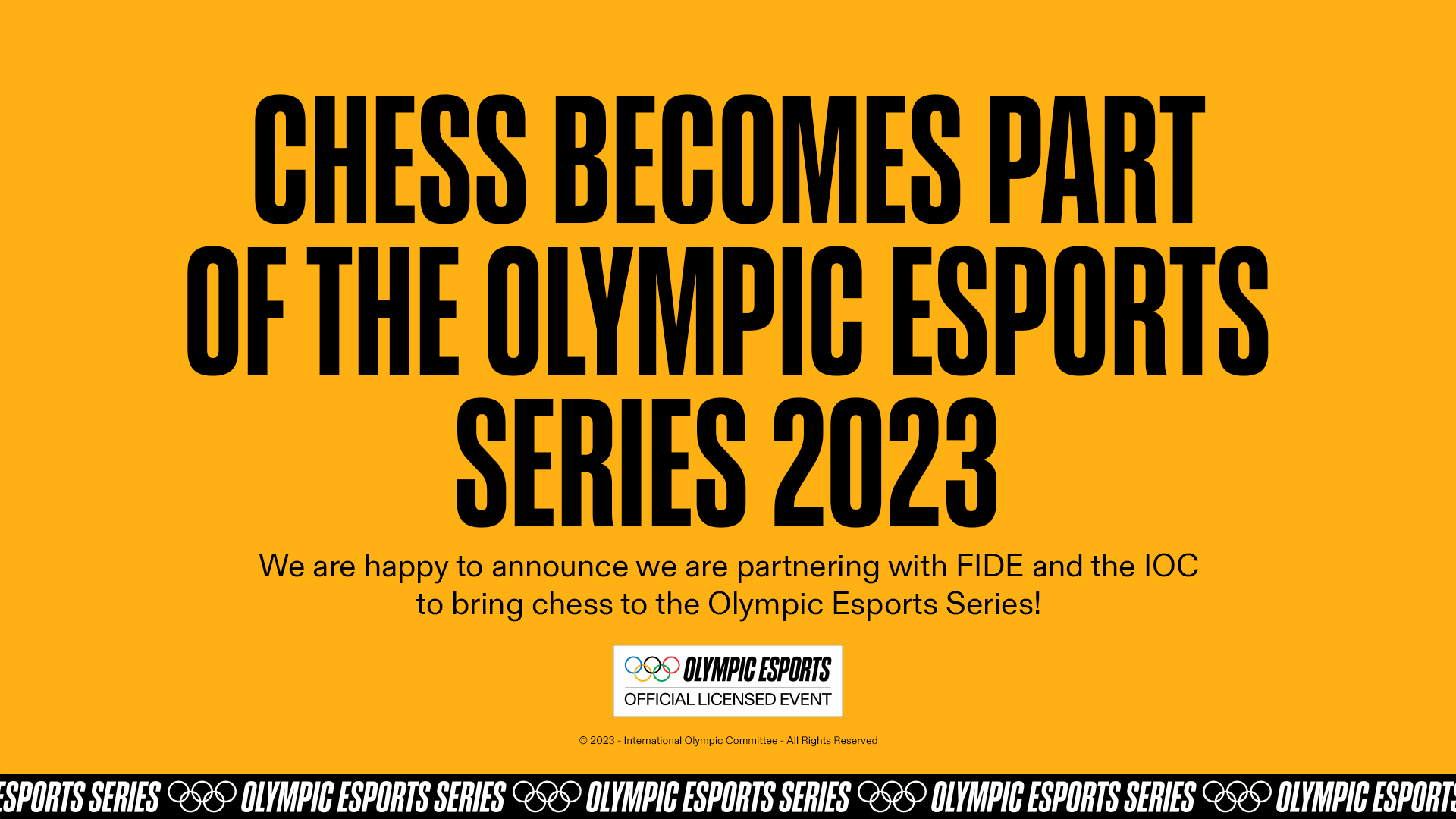 Chess.com And FIDE Bring Chess To The Olympic Esports Series