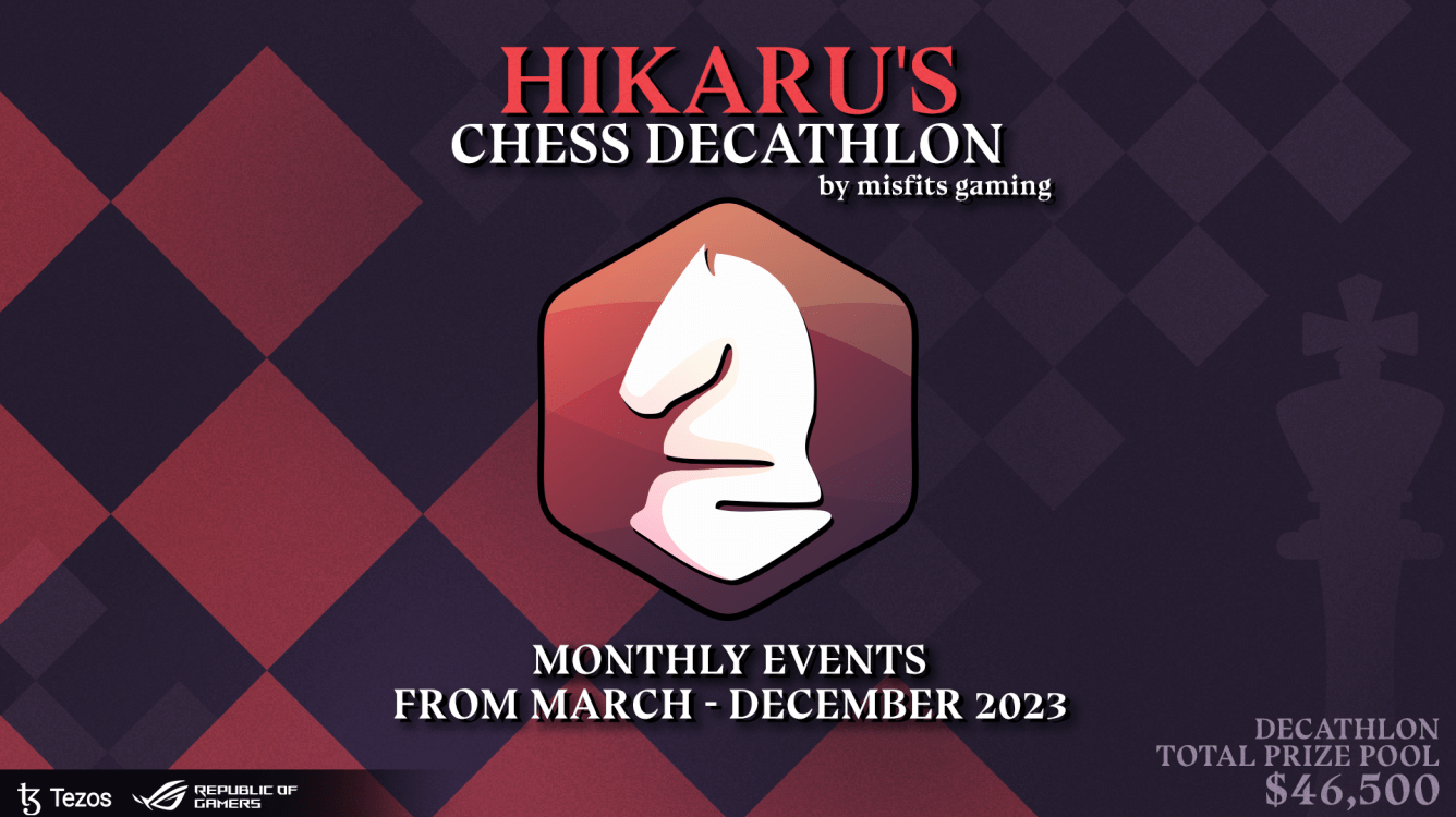 Announcing Hikaru's Chess Decathlon By Misfits Gaming