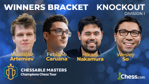 Chessable Masters: Caruana and Nakamura reach winners' bracket final