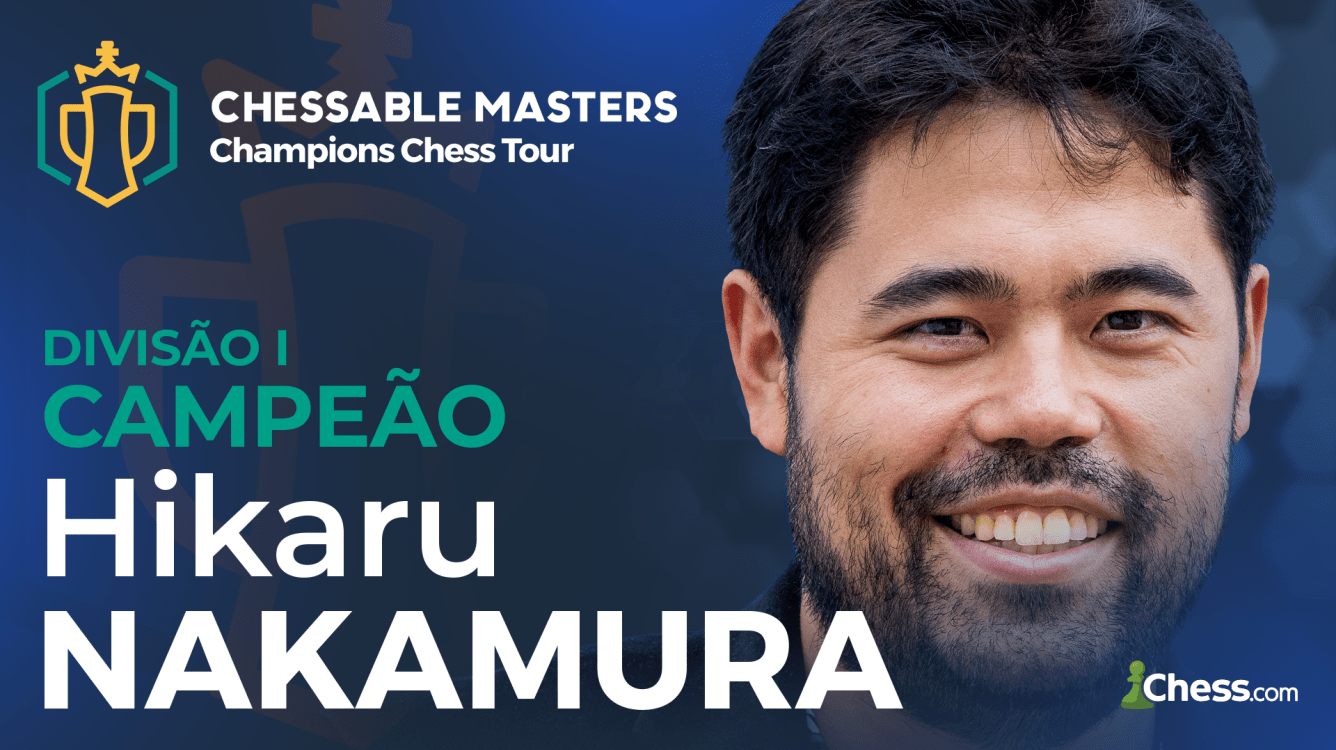 'Meio homem, meio zumbi', Nakamura vence o Chessable Masters ao derrotar Caruana duas vezes