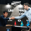 Ding Saves Game 14; Tiebreaks Will Decide World Championship