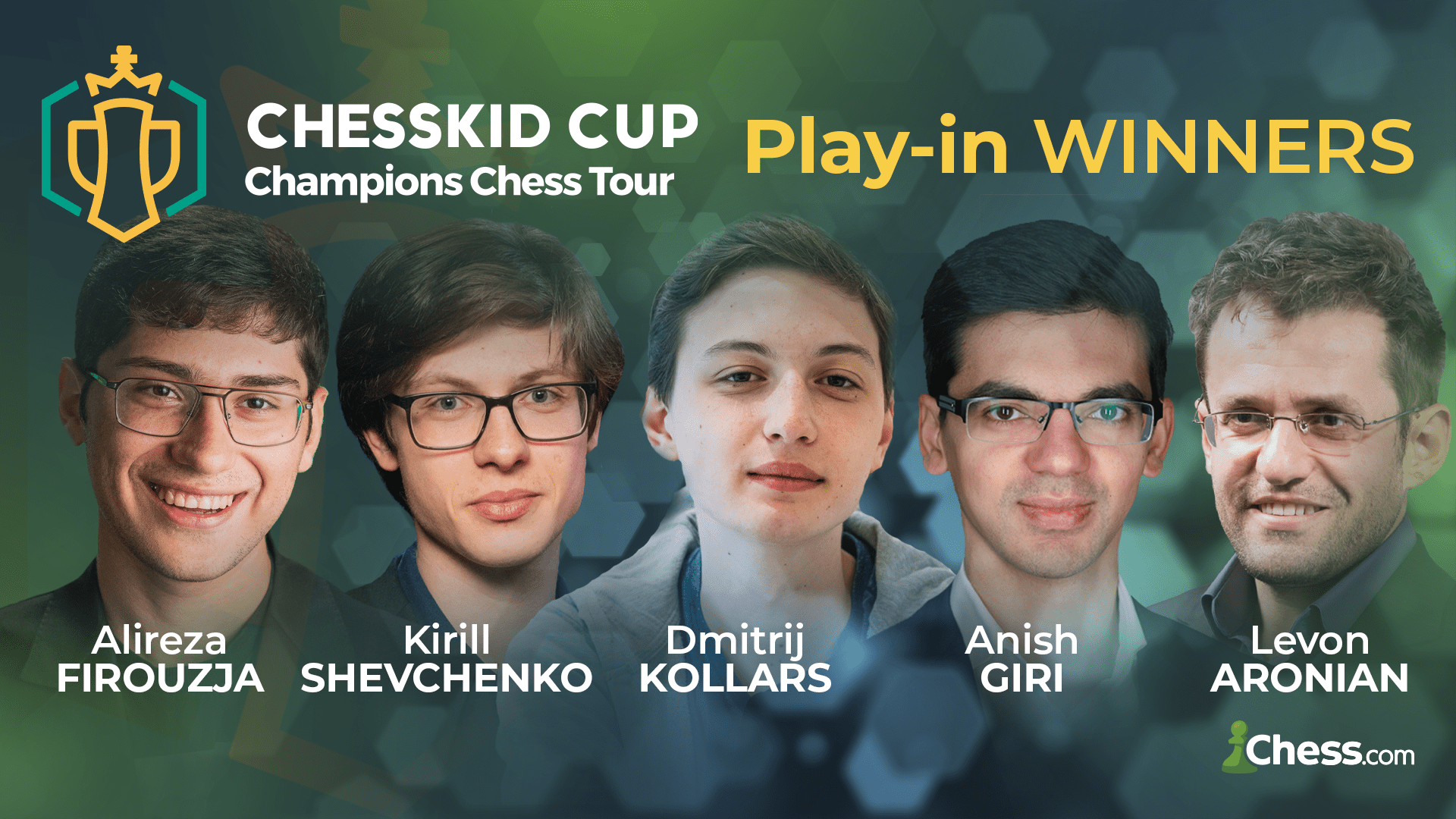 Firouzja, Shevchenko, Kollars, Giri, Aronian Qualify For ChessKid Cup Division I