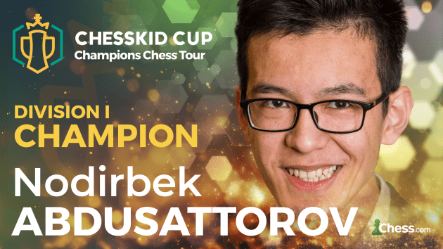 Youth Prevails At ChessKid Cup; Abdusattorov Wins Division I