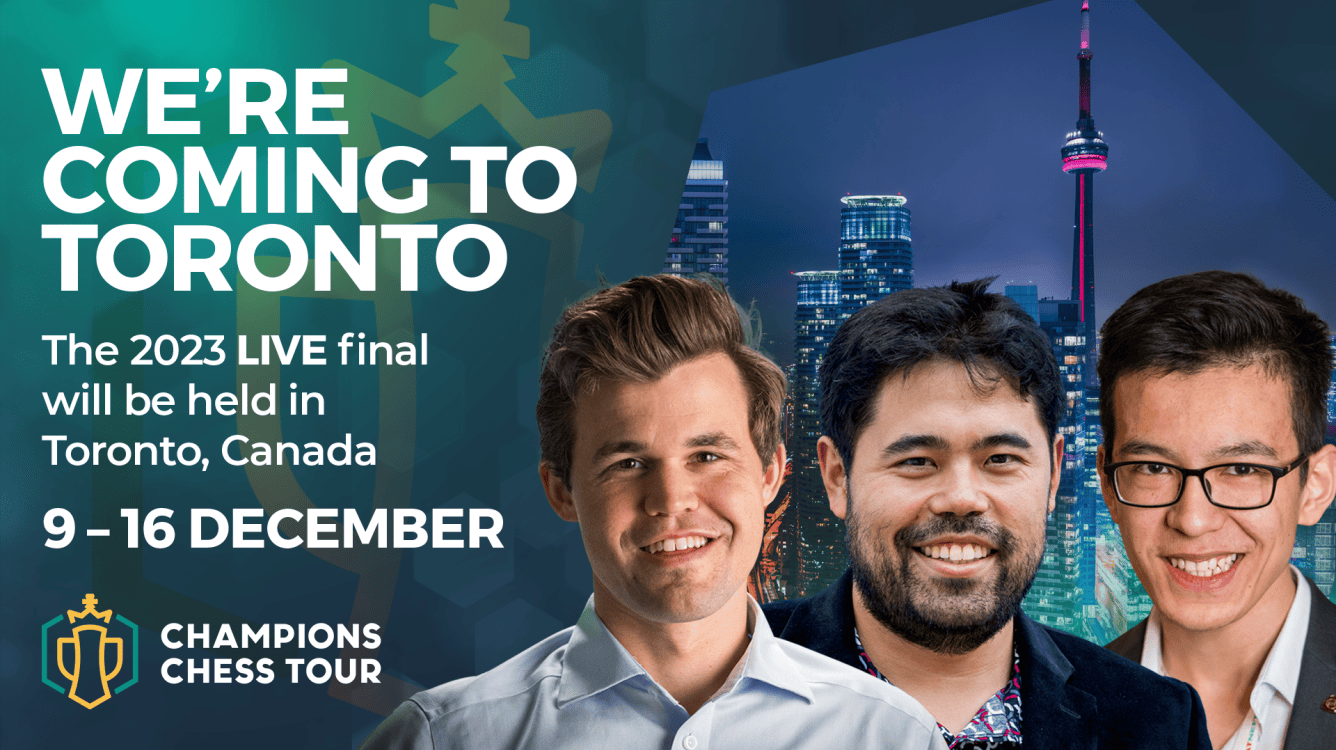 $500,000 Champions Chess Tour Finals To Be Played Live In Toronto