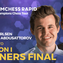 Aimchess Rapid: Carlsen und Abdusattorov stehen im Finale der Gewinnerrunde