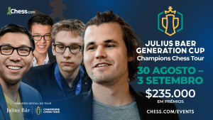 Julius Baer Generation Cup será o próximo evento do Champions Chess Tour