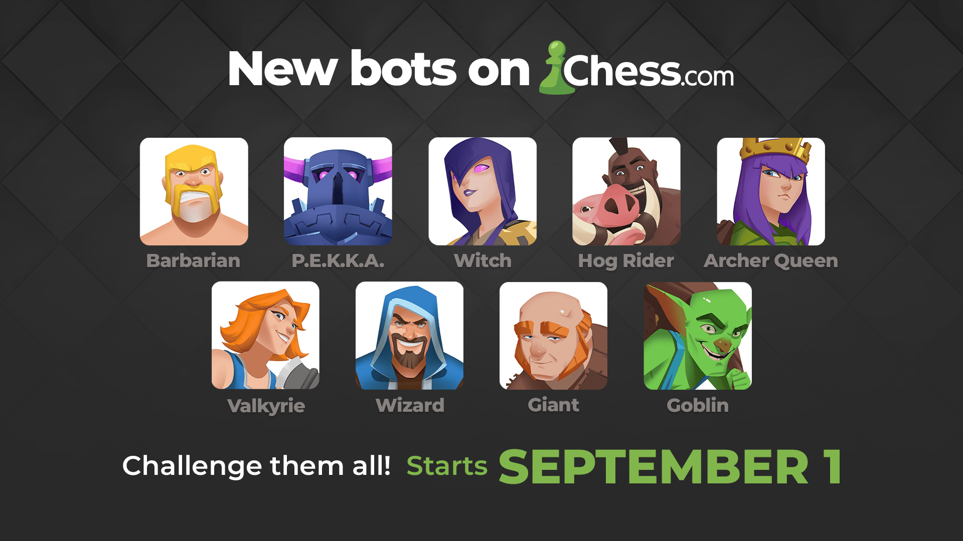 Play Chess Against The New Clash Bots 