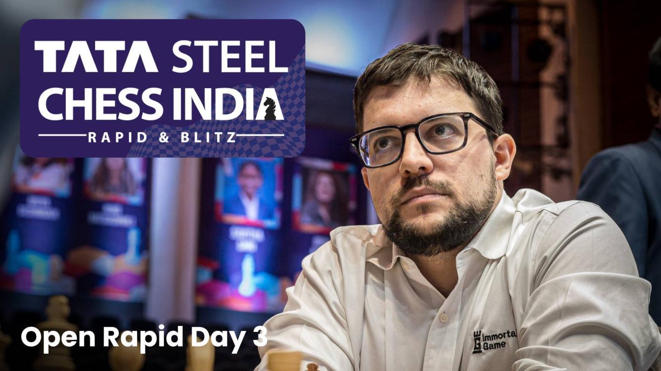 Vachier-Lagrave gewinnt das Schnellschach beim Tata Steel India - Keymer wird Achter