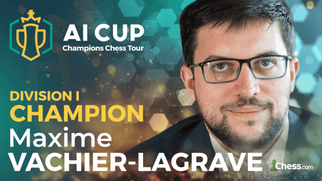 ¡Vachier-Lagrave derrota dos veces seguidas a Magnus Carlsen y gana la AI Cup!