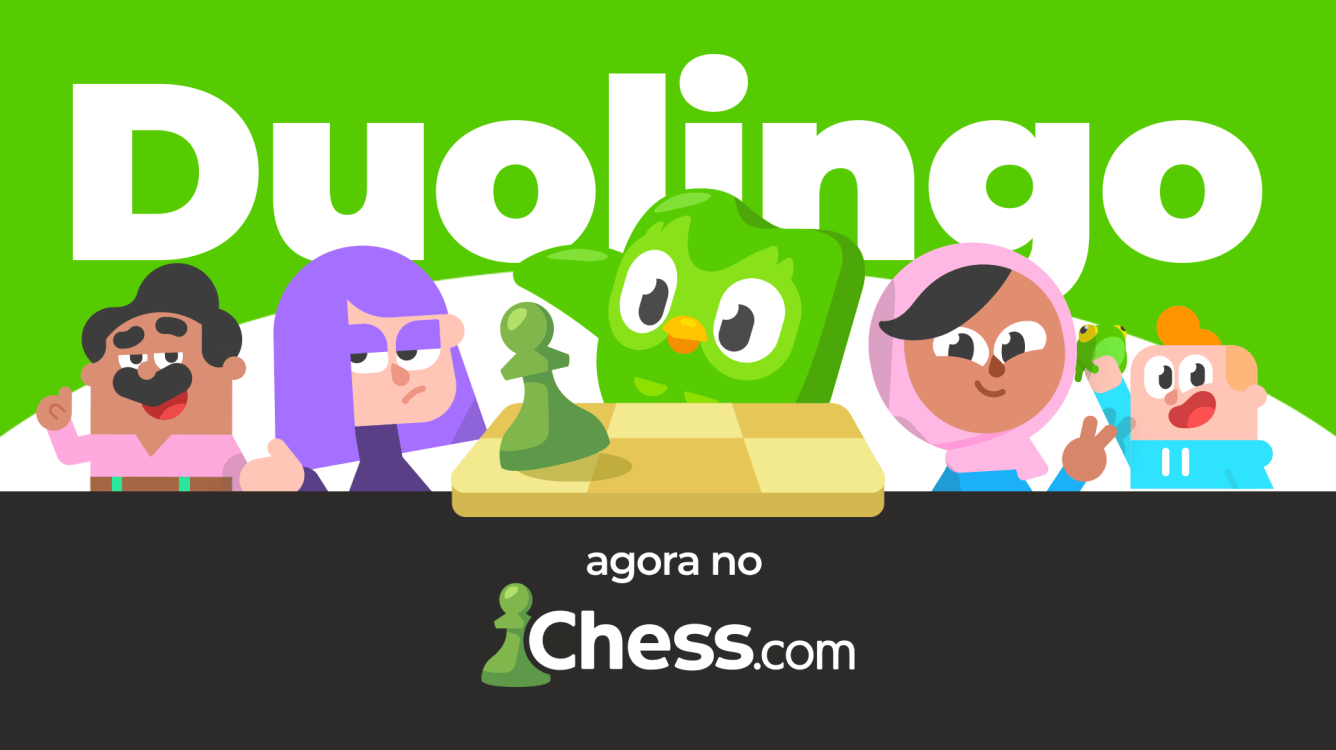 Duolingo se une ao Chess.com para capturar seus peões em 12 idiomas