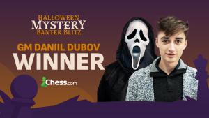 Dubov Wins Halloween Mystery Banter Blitz For 2nd Year In A Row