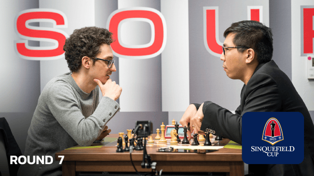 Caruana Clinches GCT, Crosses 2800, Leads Sinquefield Cup With Dominguez, So