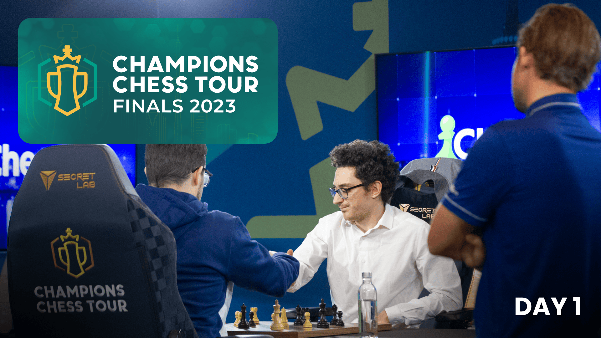 Champions Chess Tour FINALS 2023 - Dia 1 / Carlsen, Lazavik, Firouzja, So,  Naka, Caruana, MVL, Abdu 
